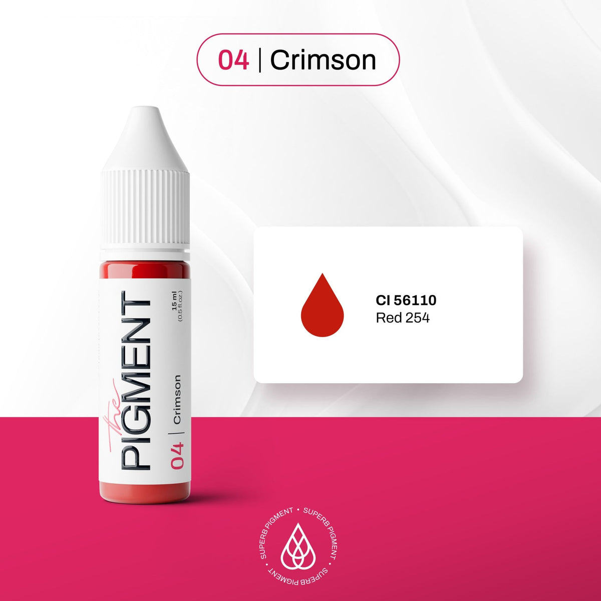 The Pigment - 04 Crimson - 15ml