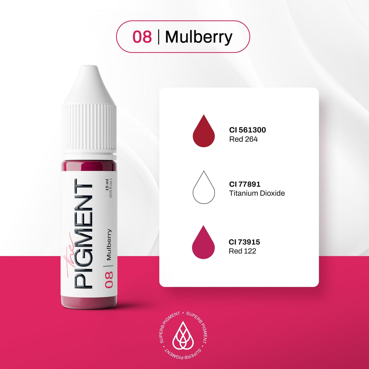 The Pigment - 08 Mulberry - 15ml