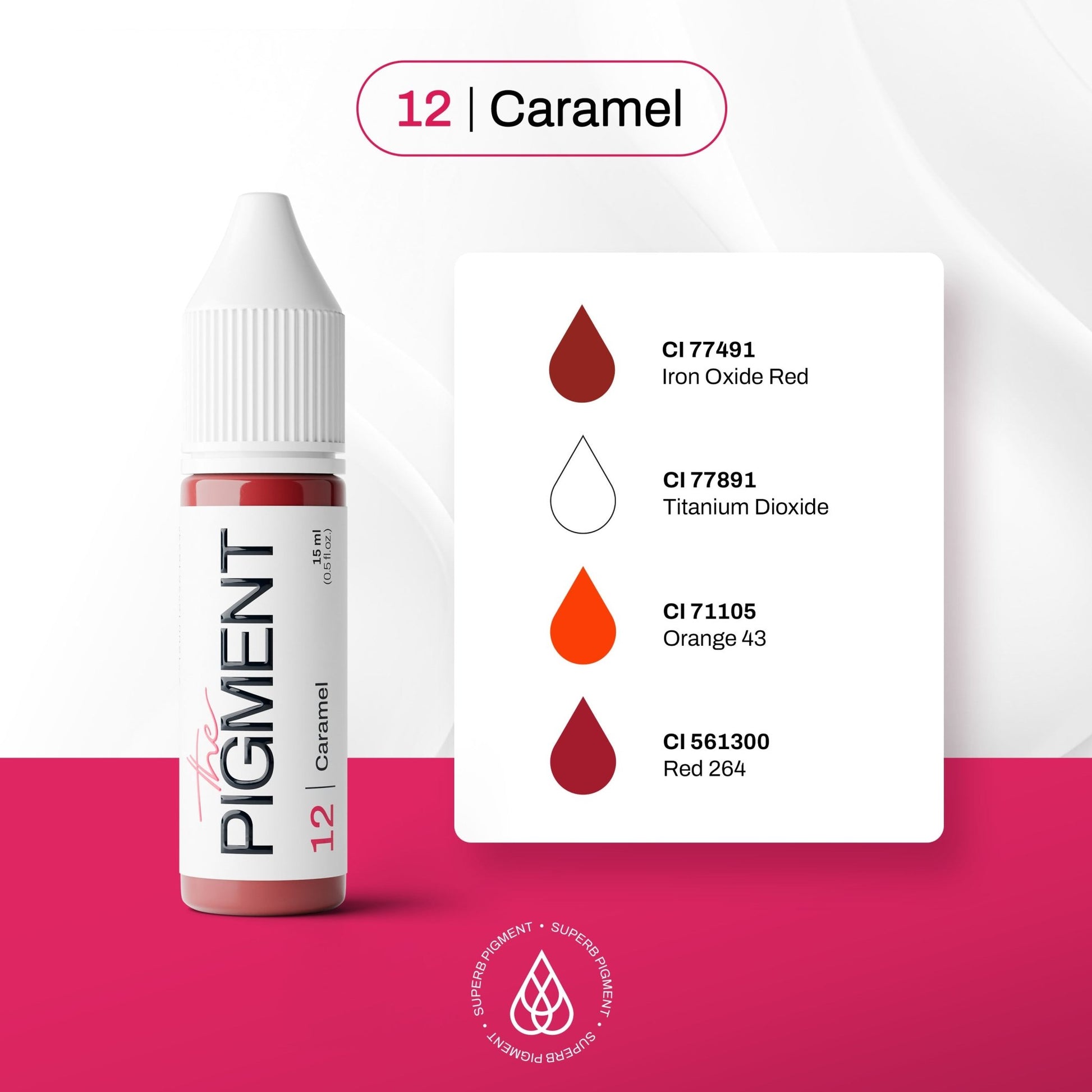The Pigment - 12 Caramel - 15ml