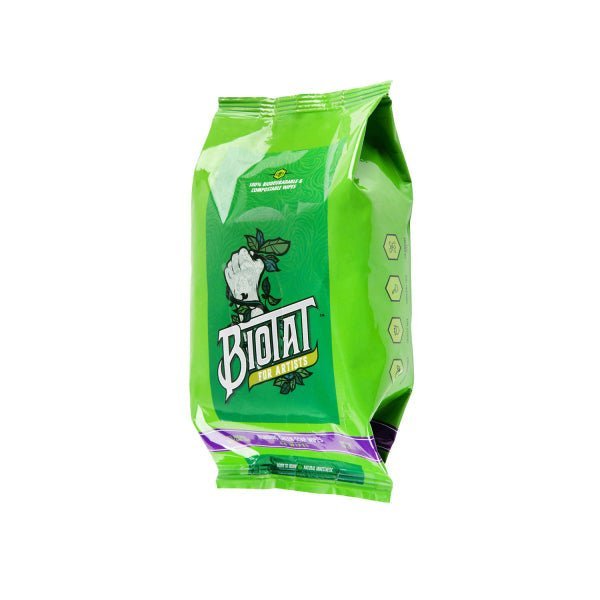 The Pigment - BIOTAT Numbing Green Soap Wipes - 40pcs