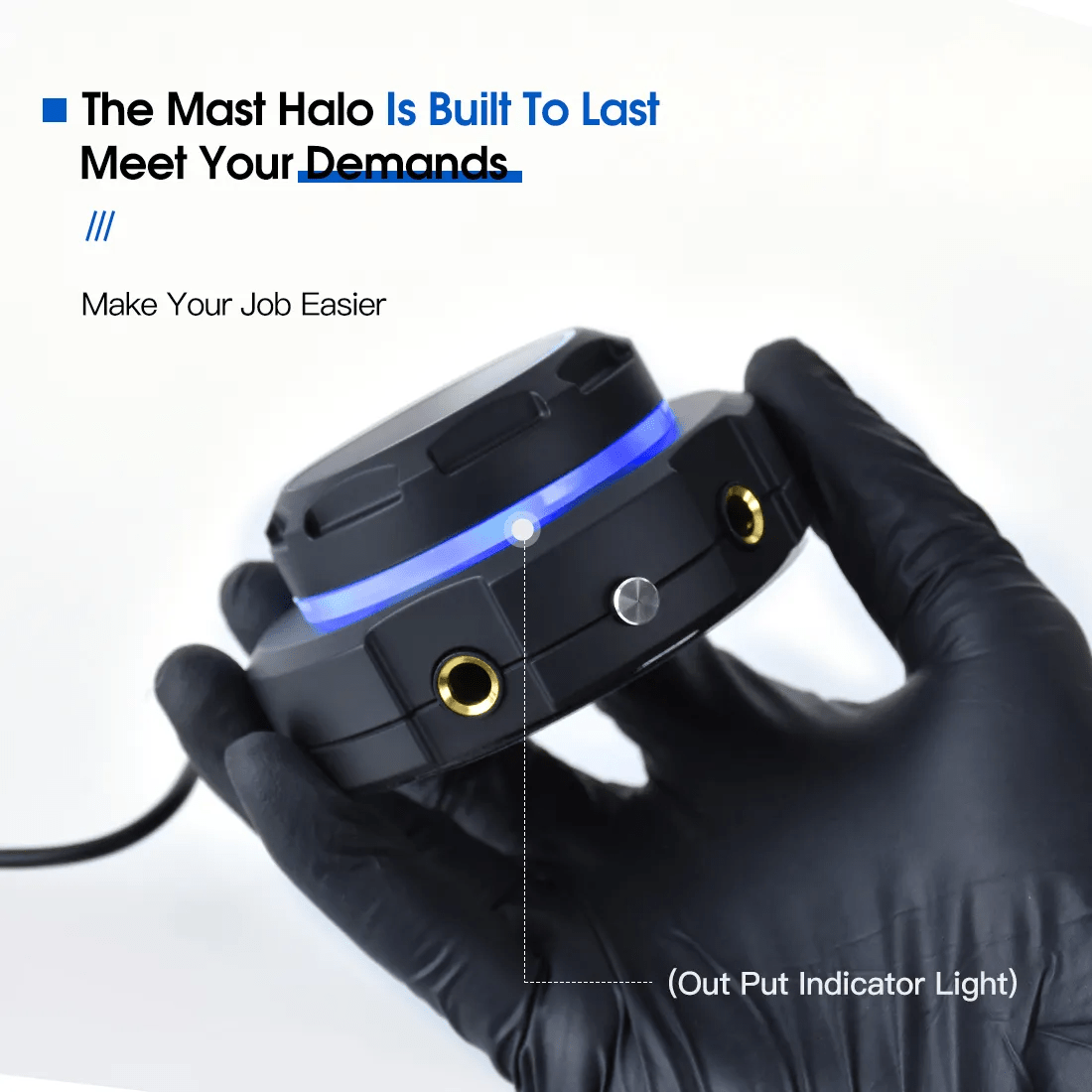 Dragonhawk Mast Halo Tattoo Power Supply Dual Mode Start - Up for Tattoo Machines - The Perma