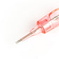Close-up of the KWADRON PMU Optima 4 Flat needle configuration