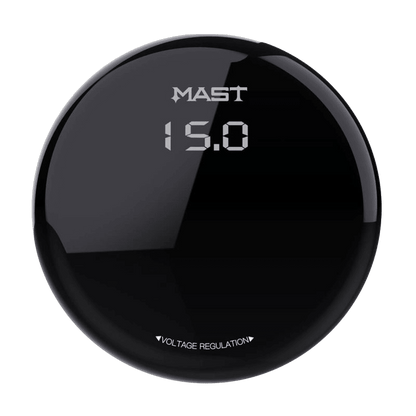Mast Circle Tattoo Power Supply OLED Simple Power for Tattoo Machines - The Perma
