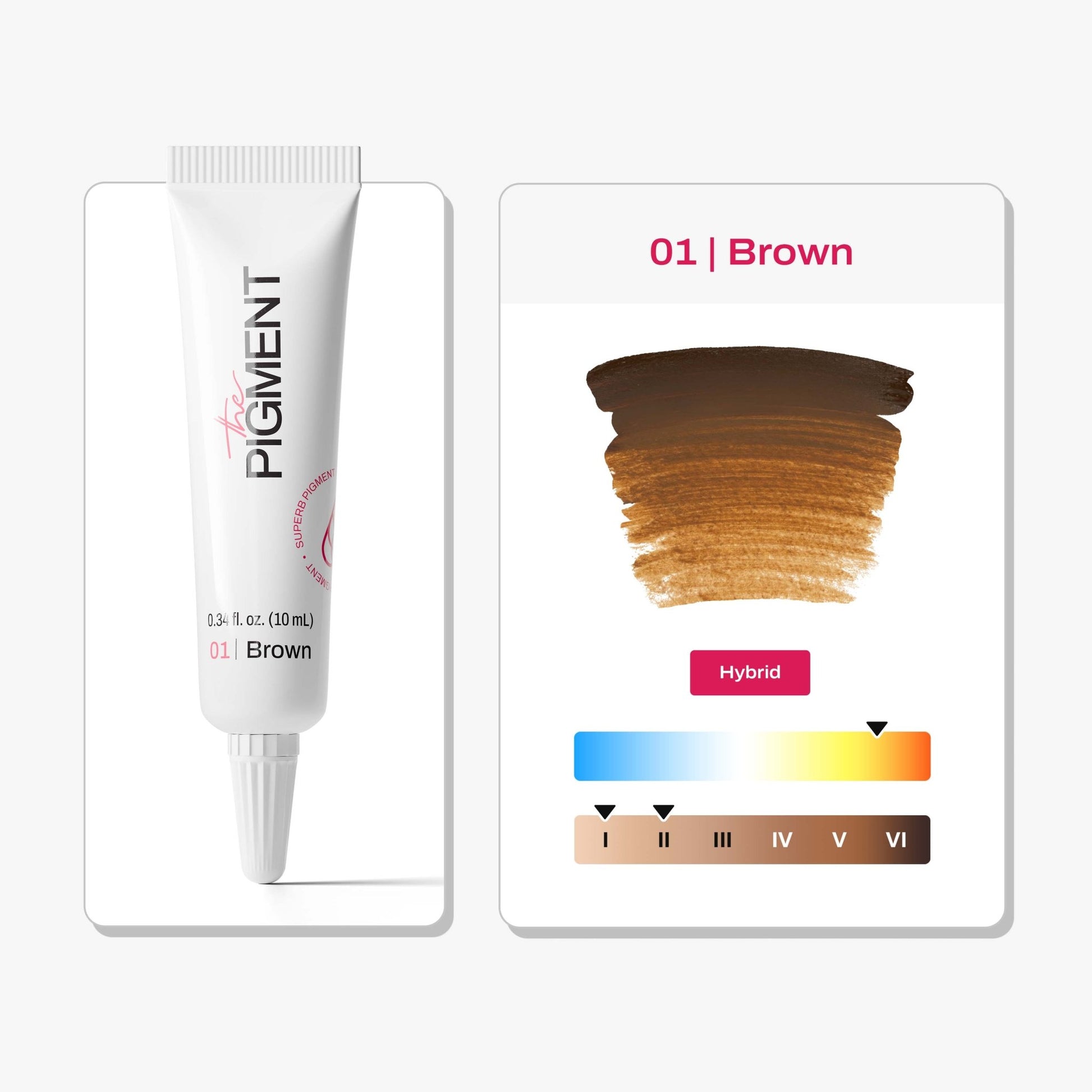 The Pigment - Microblading Pigment - Brown 1 - 10ml
