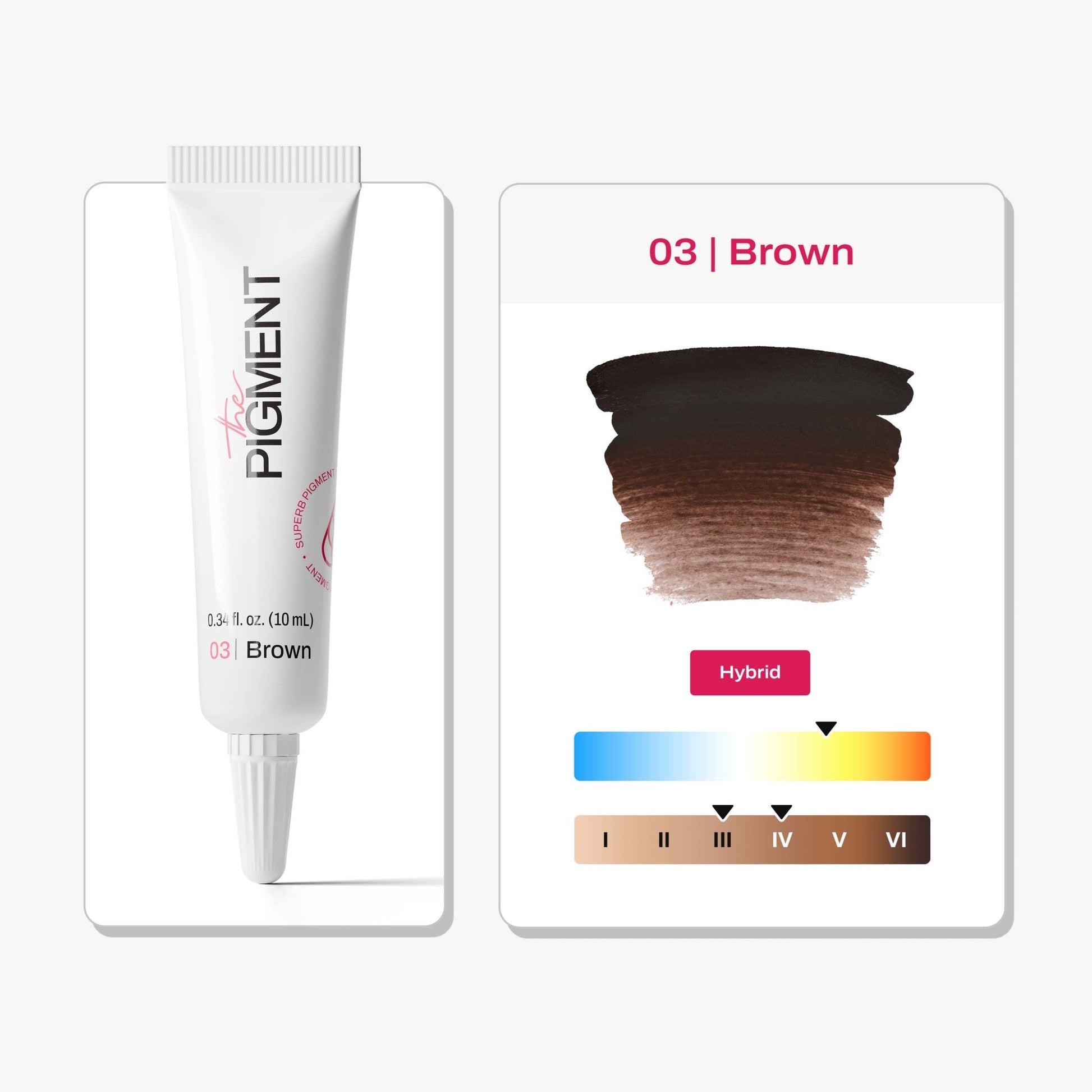 The Pigment - Microblading Pigment - Brown 3 - 10ml