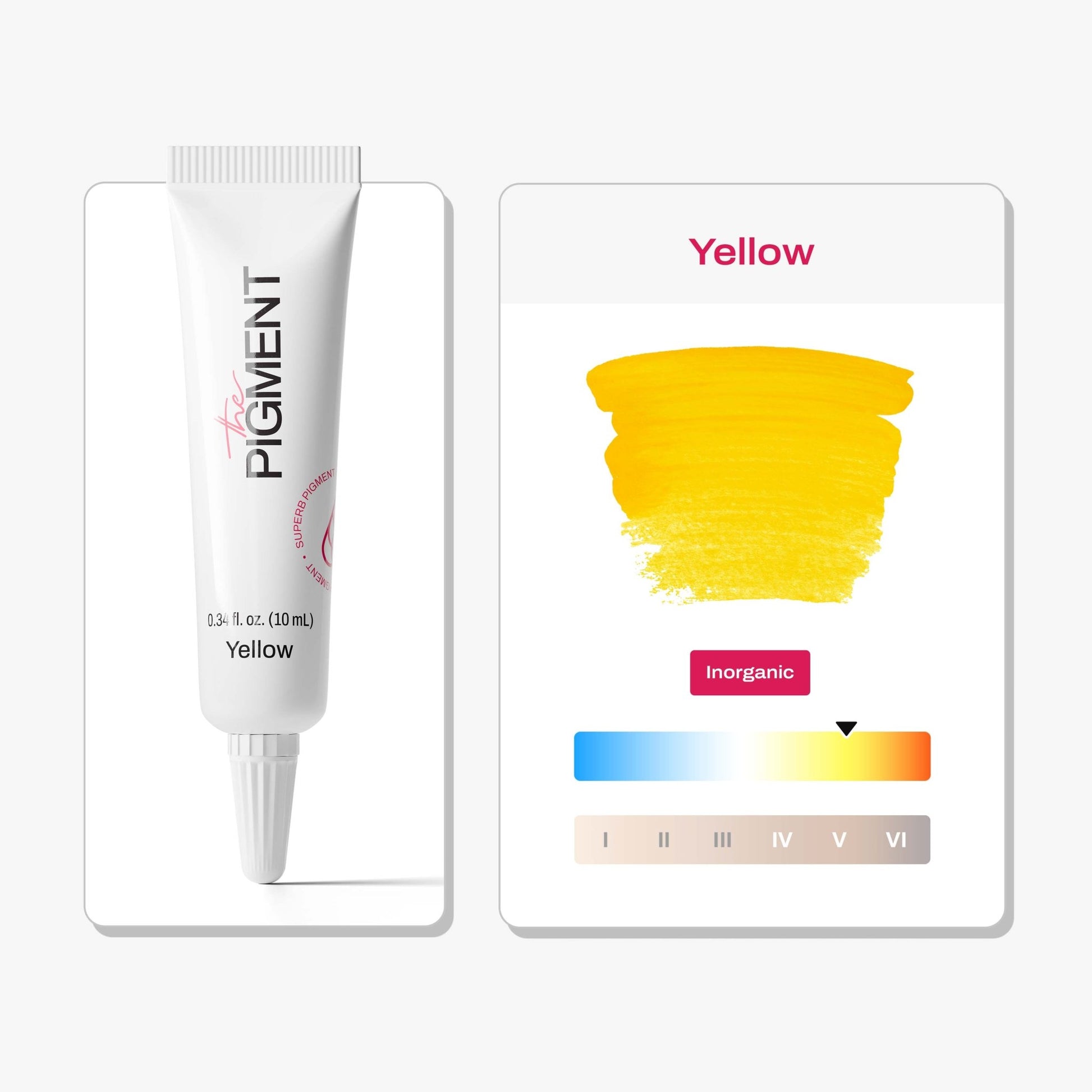 The Pigment - Microblading Pigment - Yellow - 10ml