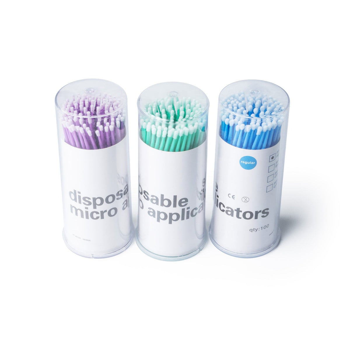 The Pigment - POPU - Disposable Micro Applicator 100pcs - Blue - Regular