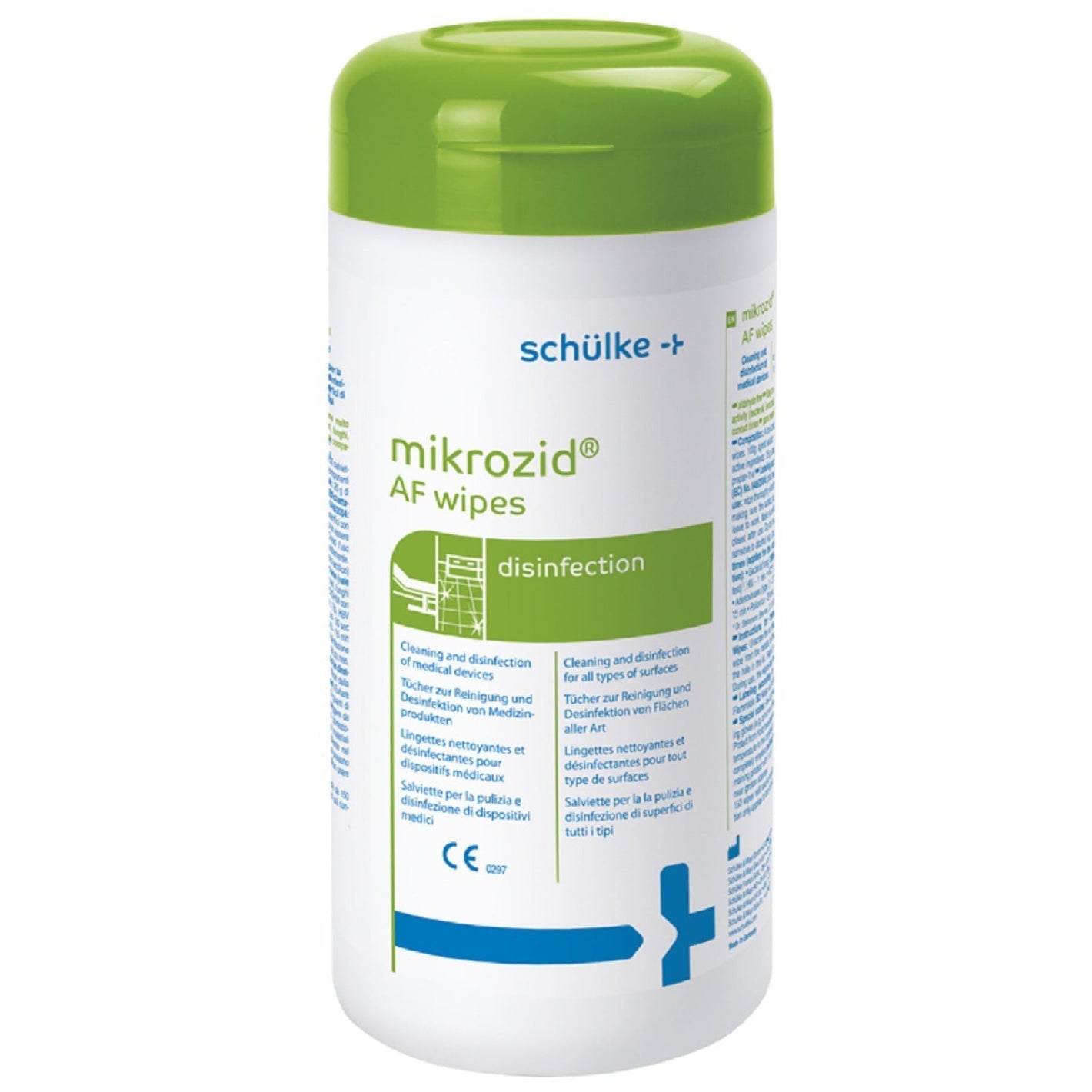 The Pigment - Schülke mikrozid® AF wipes Desinfektionstücher Gebrauchsfertige, getränkte Tücher zur Flächendesinfektion 1 Spenderdose = 150 Tücher (14 x 18 cm)
