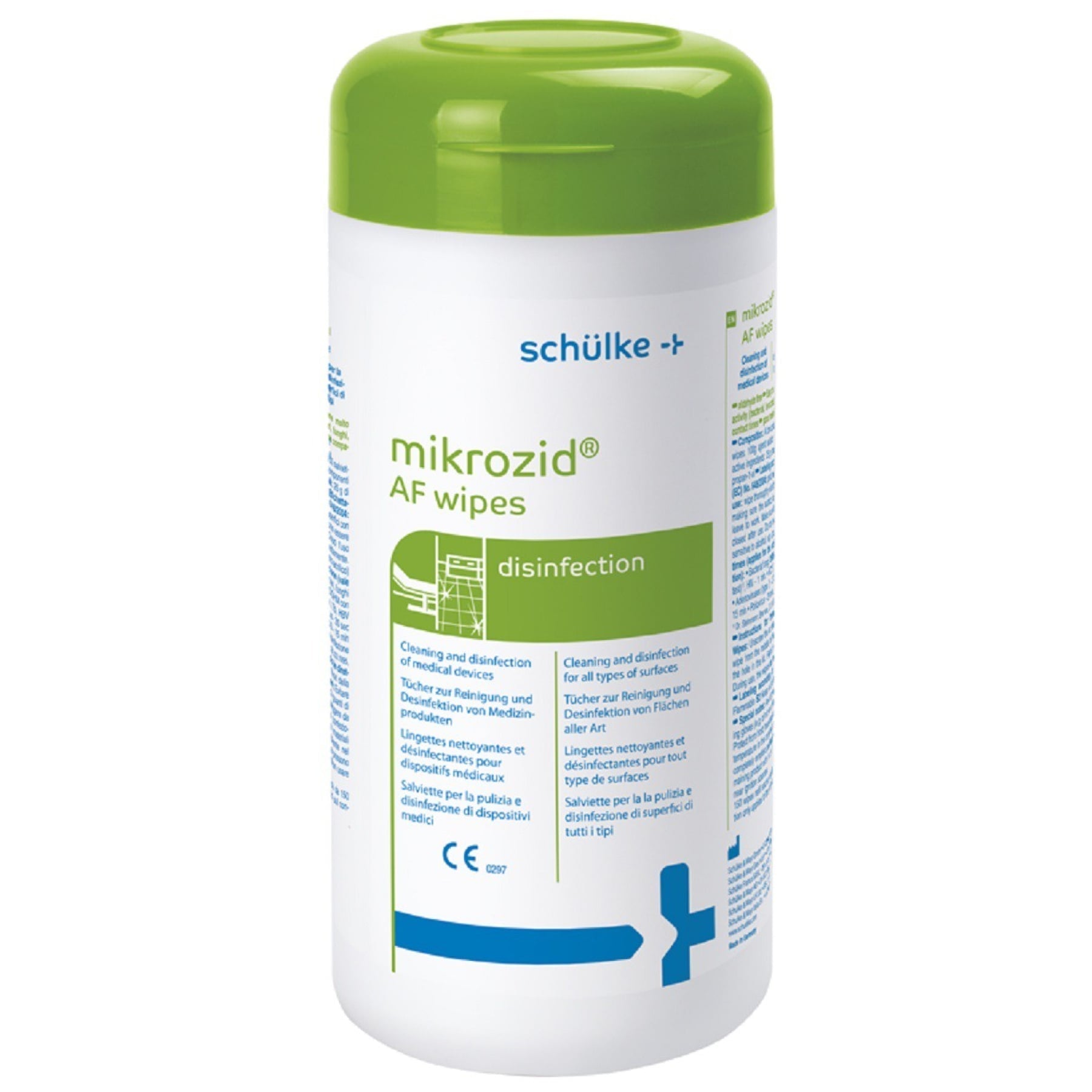 The Pigment - Schülke mikrozid® AF wipes Desinfektionstücher Gebrauchsfertige, getränkte Tücher zur Flächendesinfektion 1 Spenderdose = 150 Tücher (14 x 18 cm)