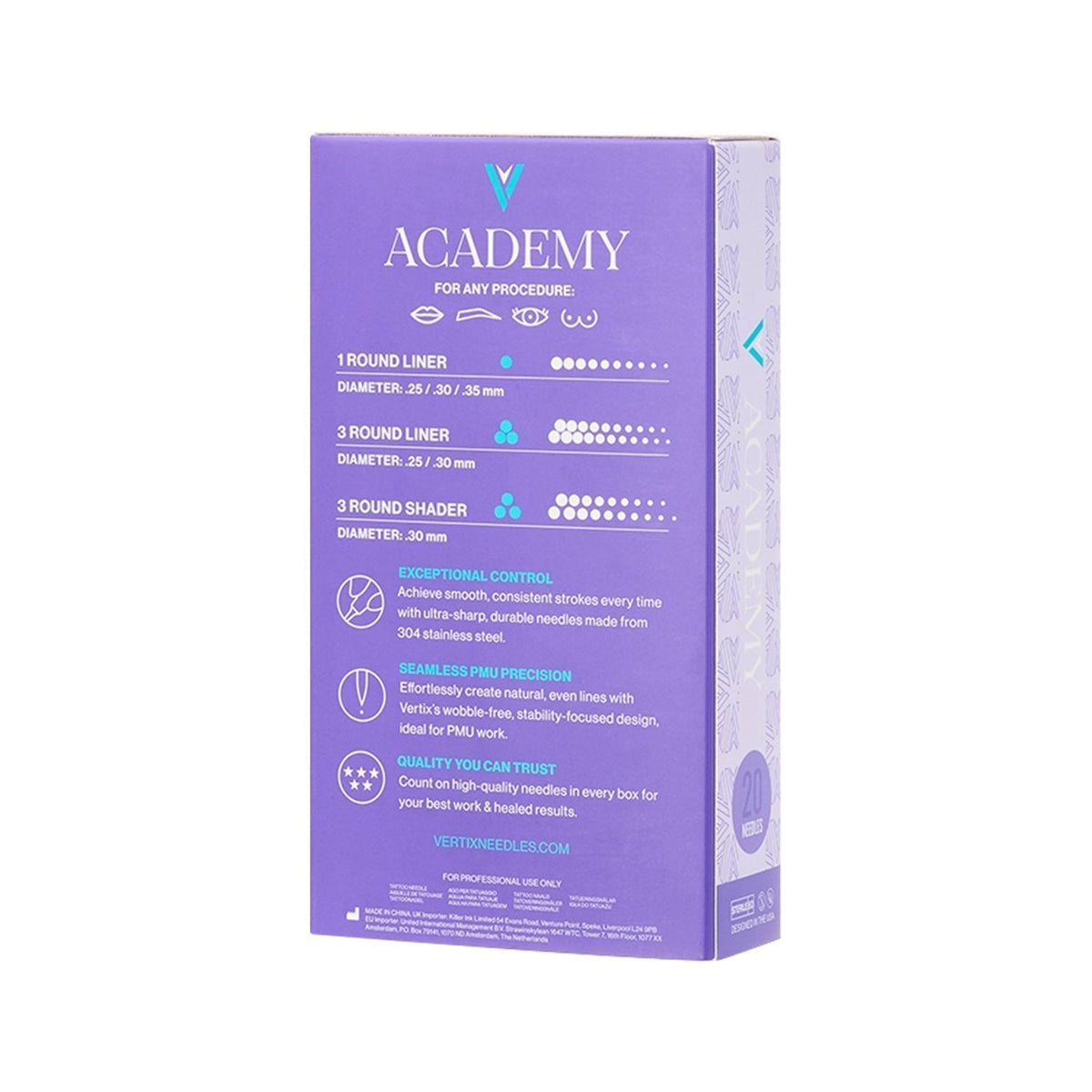 The Pigment - Vertix Academy Cartridges 1 Round Liner