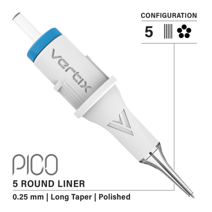 The Pigment - Vertix Pico Cartridges 5 Round Liner