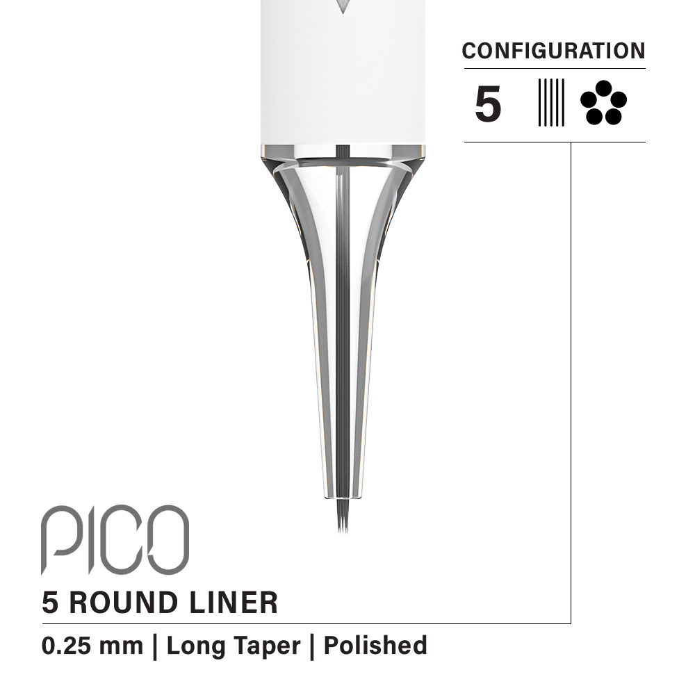 The Pigment - Vertix Pico Cartridges 5 Round Liner