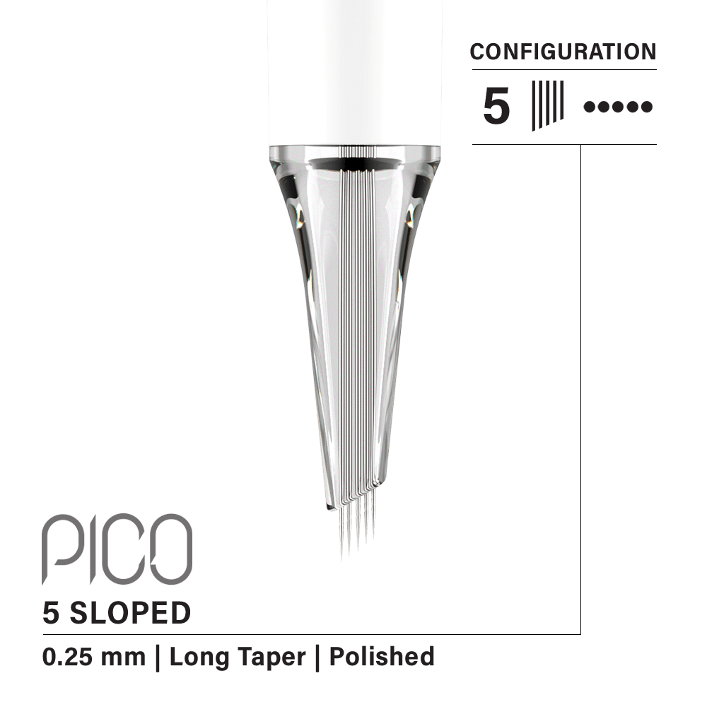 The Pigment - Vertix Pico Cartridges 5 Round Liner Sloped