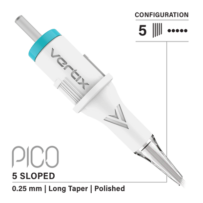 The Pigment - Vertix Pico Cartridges 5 Round Liner Sloped