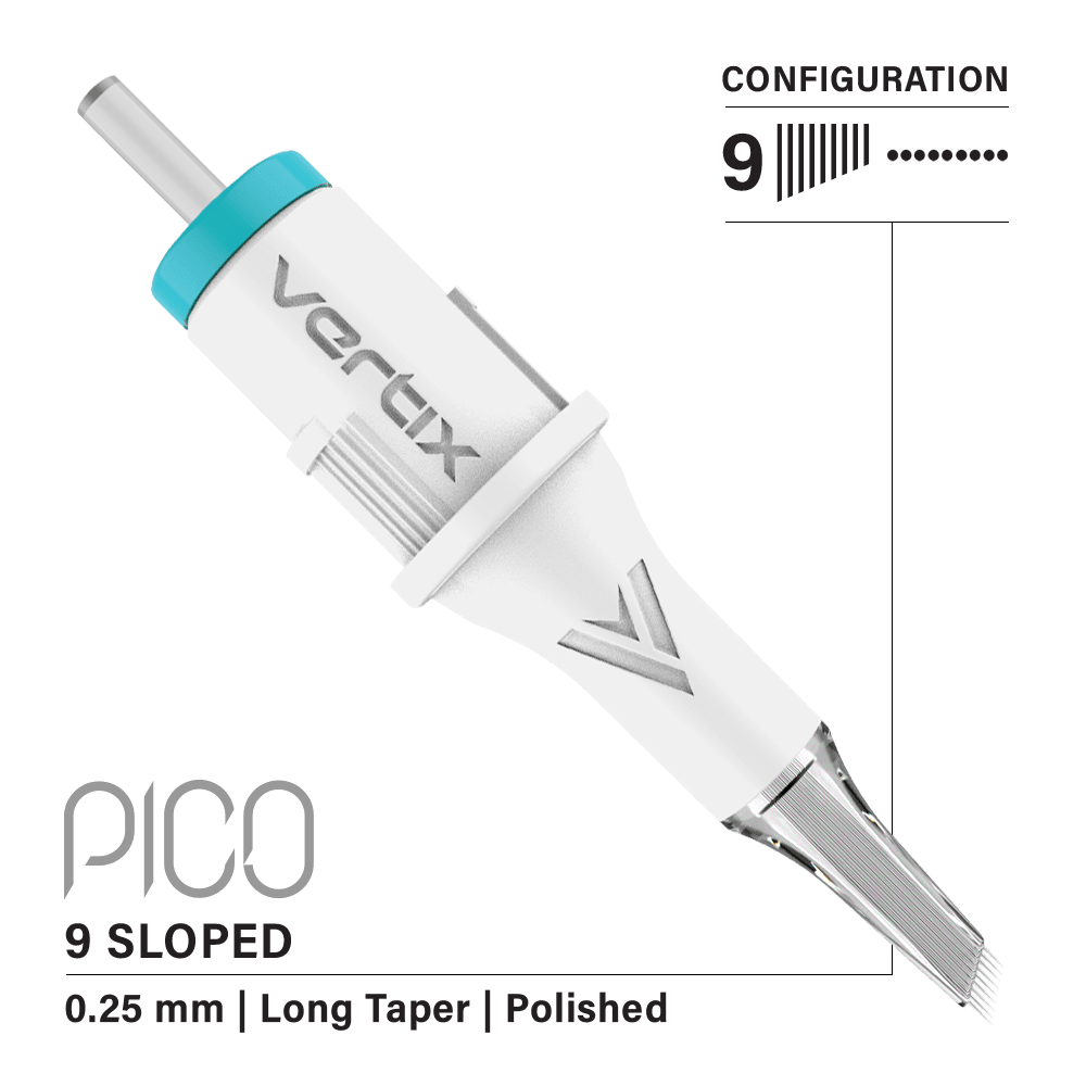 The Pigment - Vertix Pico Cartridges 9 Round Liner Sloped